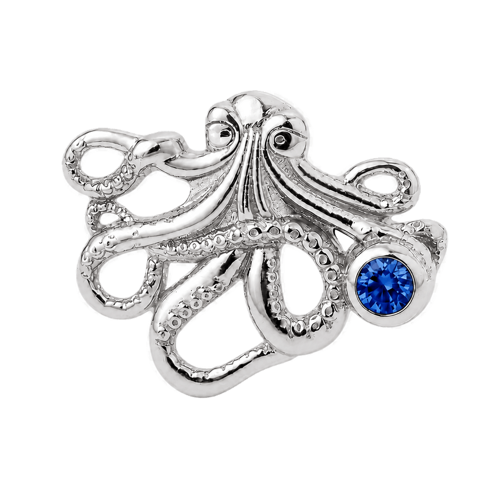 Octopus – 14K Gold Threadless/Threaded End - piercing-zone.com