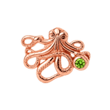 Octopus – 14K Gold Threadless/Threaded End - piercing-zone.com