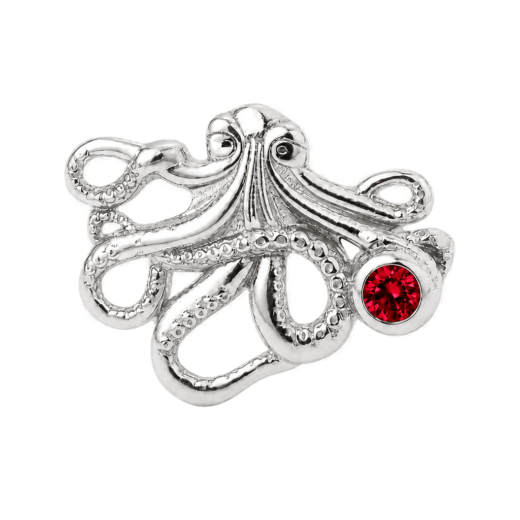 Octopus – 14K Gold Threadless/Threaded End - piercing-zone.com
