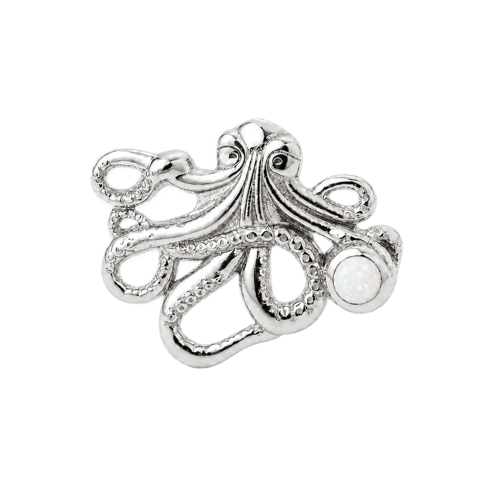 Octopus – 14K Gold Threadless/Threaded End - piercing-zone.com