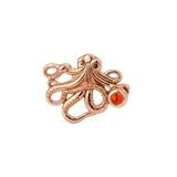 Octopus – 14K Gold Threadless/Threaded End - piercing-zone.com