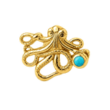 Octopus – 14K Gold Threadless/Threaded End - piercing-zone.com