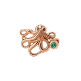Octopus – 14K Gold Threadless/Threaded End - piercing-zone.com
