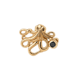 Octopus – 14K Gold Threadless/Threaded End - piercing-zone.com