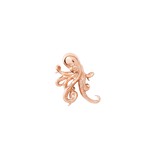 Octopus Pin - 14K Gold Octopus Threadless End - piercing - zone.com