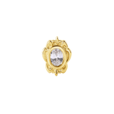 Olivia – 14K Gold Threadless/Threaded End - piercing - zone.com