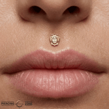 Olivia – 14K Gold Threadless/Threaded End - piercing - zone.com