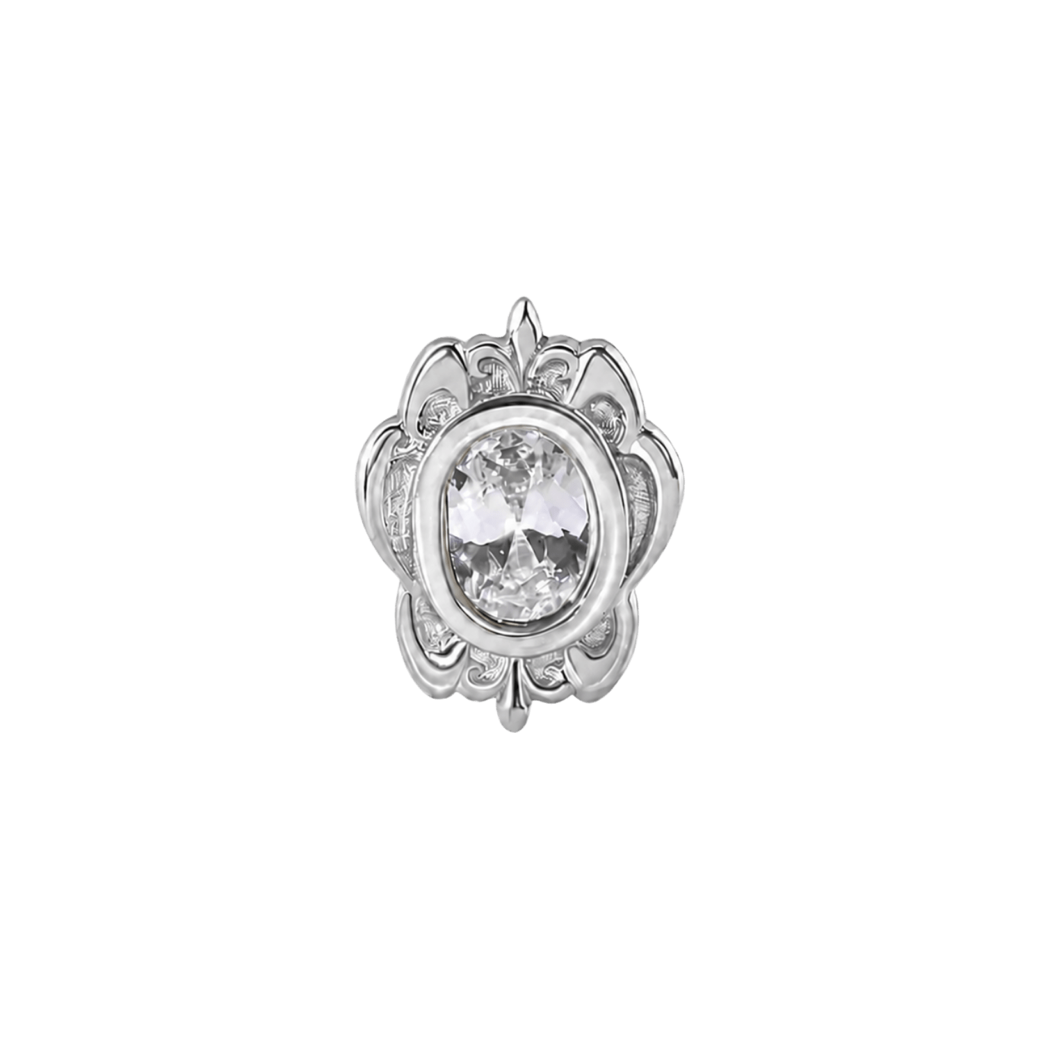 Olivia – 14K Gold Threadless/Threaded End - piercing-zone.com