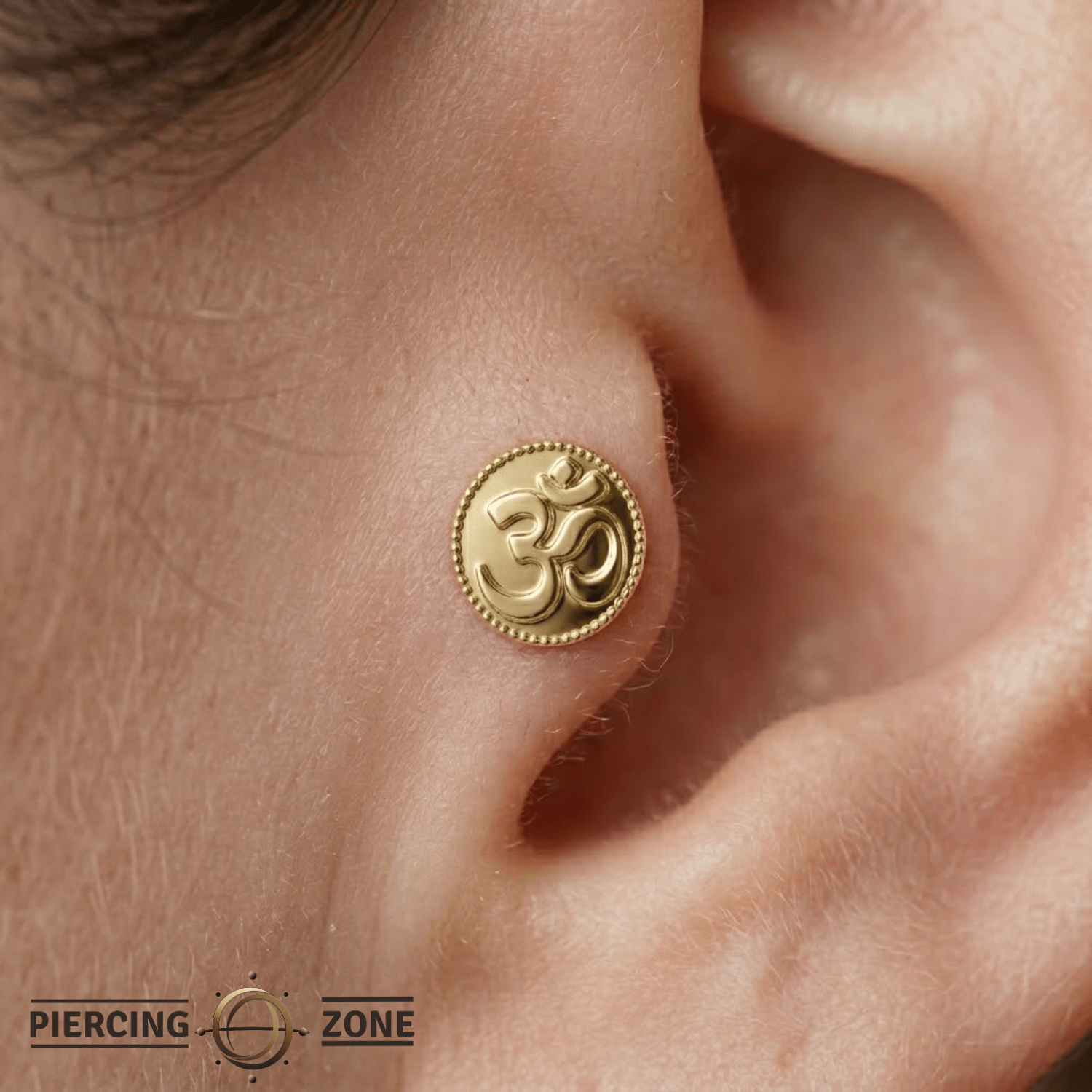OM – 14K Gold Threadless/Threaded End - piercing - zone.com