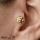 OM – 14K Gold Threadless/Threaded End - piercing - zone.com