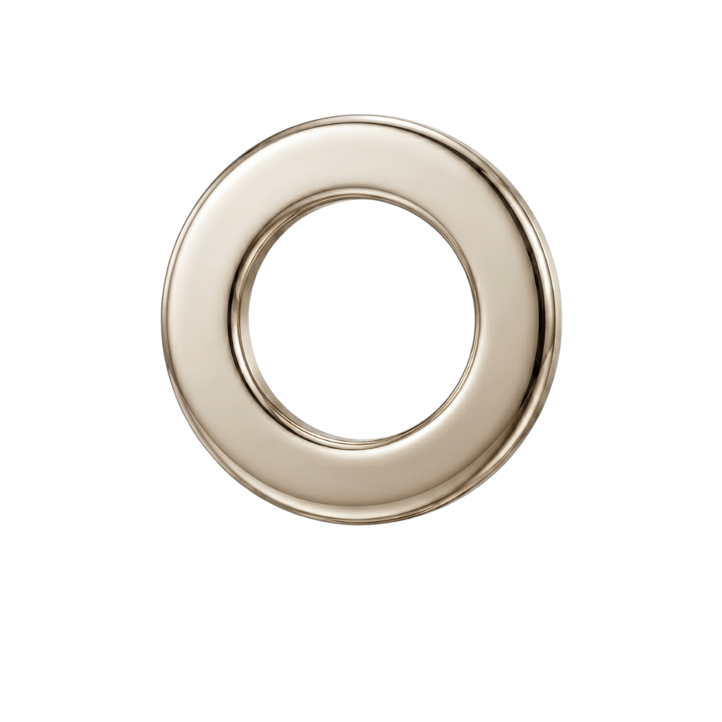 Open Circle - 14K Gold Threadless/Threaded End - piercing - zone.com