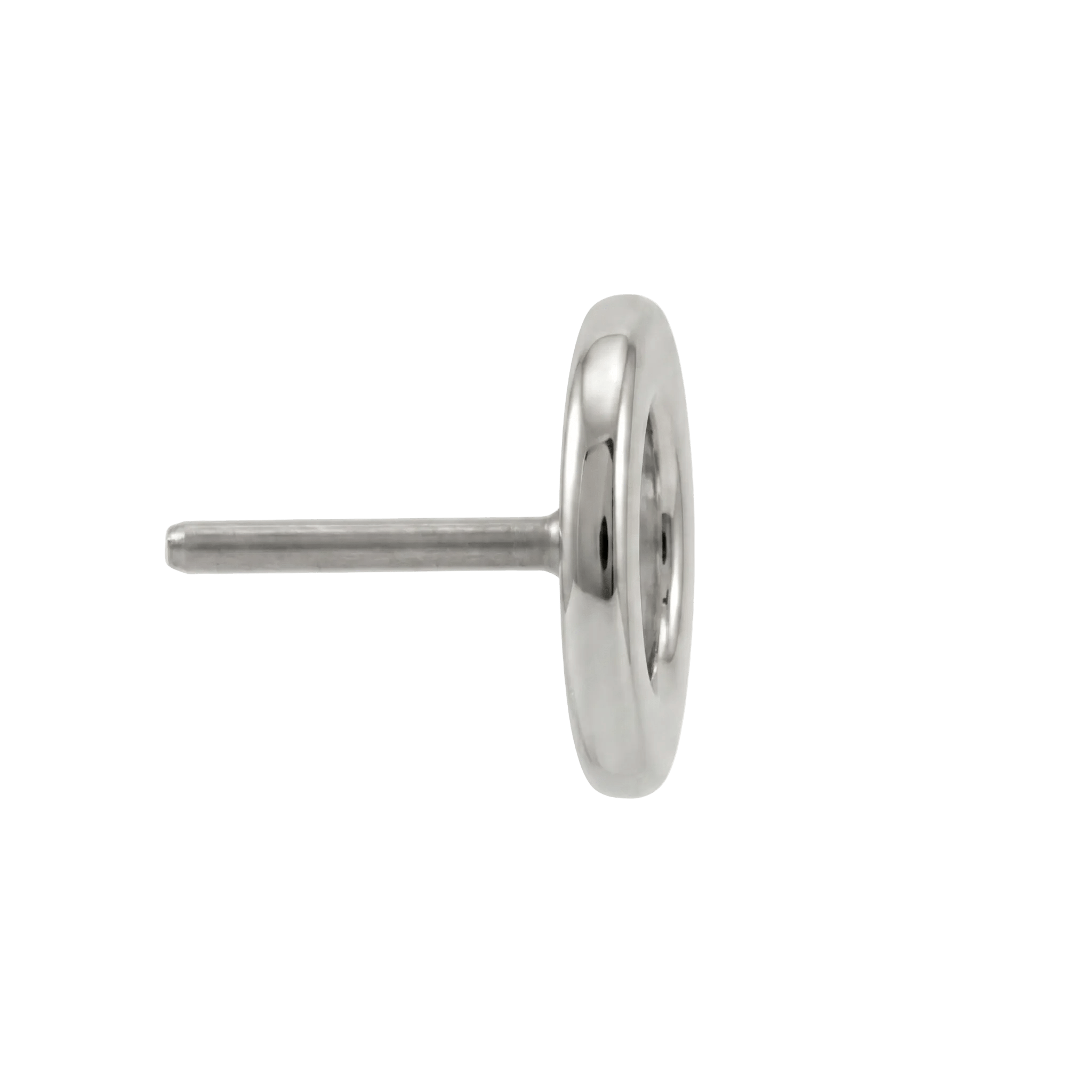 Open Circle - 14K Gold Threadless/Threaded End - piercing - zone.com