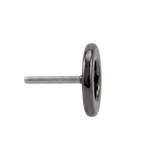 Open Circle - 14K Gold Threadless/Threaded End - piercing - zone.com