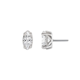 Ornament Marquise Prong – 14K Gold Threadless/Threaded End