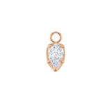 Ornament Pear Prong – 14K & 18K Gold Gemstone Charm