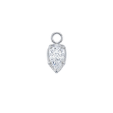 Ornament Pear Prong – 14K & 18K Gold Gemstone Charm
