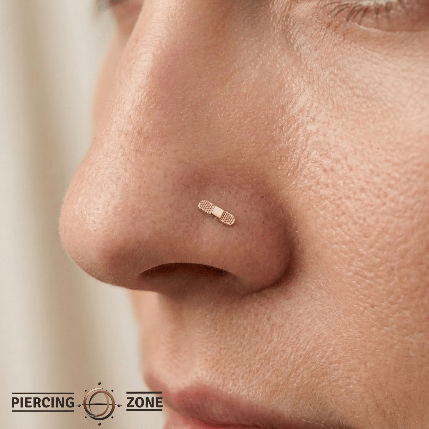 Ouch Pin - 14K Gold Threadless End - piercing - zone.com