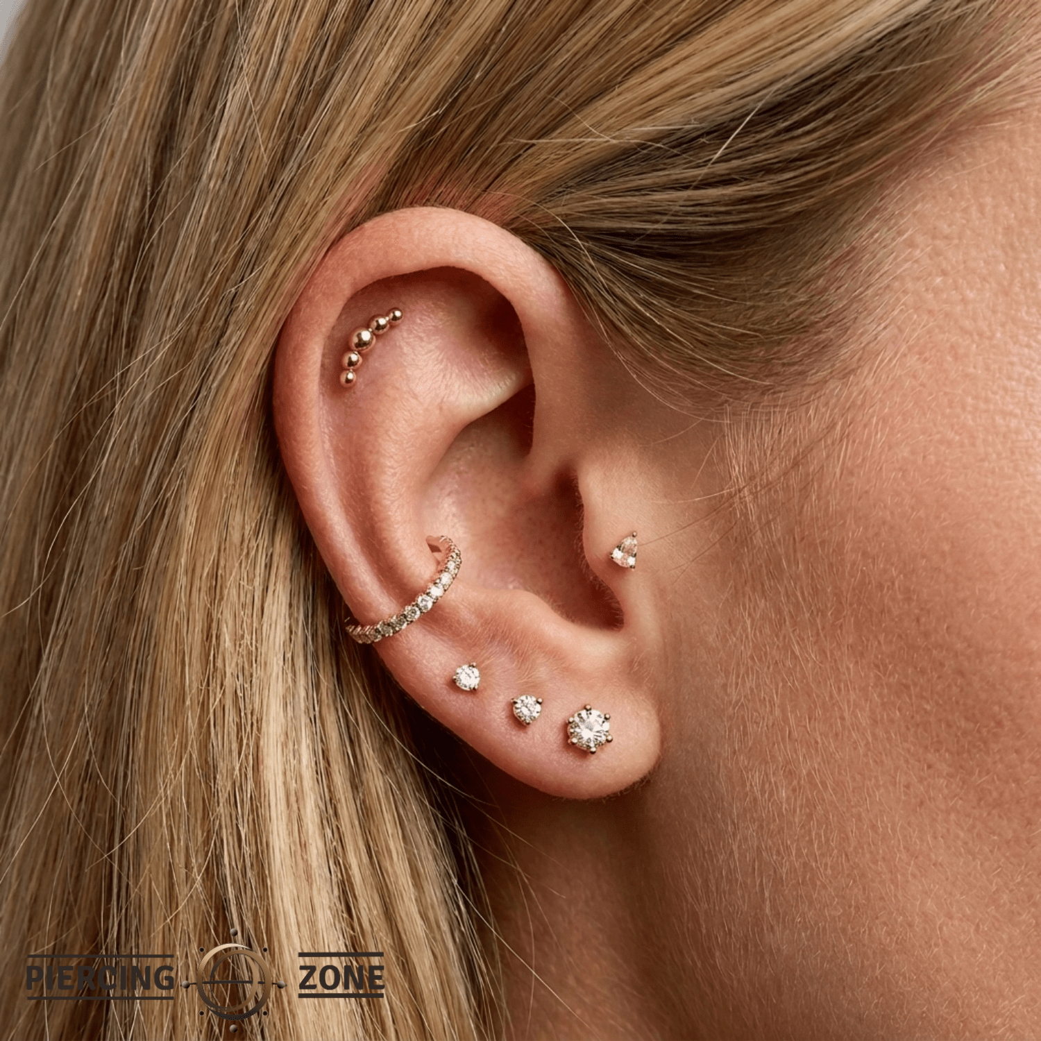 Ouren - 18K Gold Threadless/Threaded End - piercing-zone.com