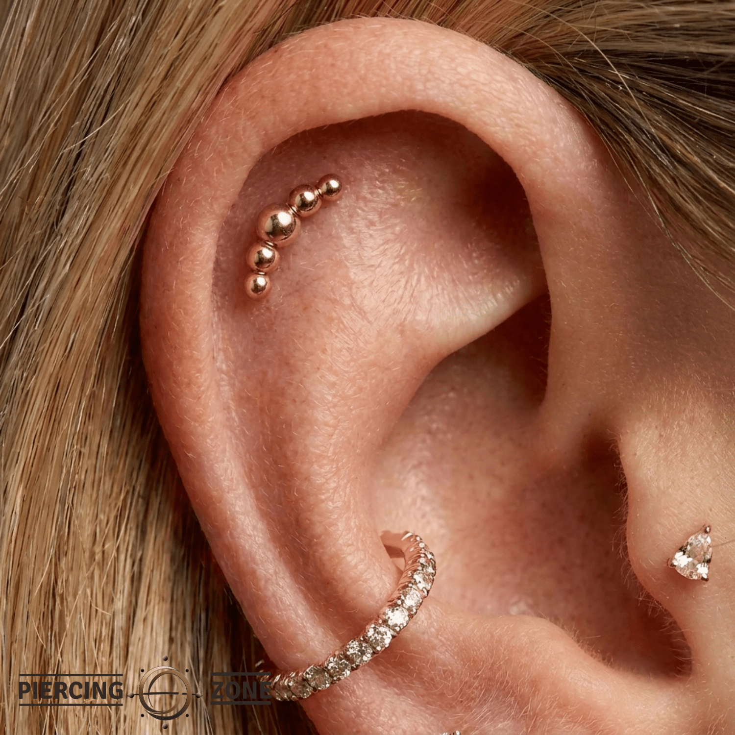 Ouren - 18K Gold Threadless/Threaded End - piercing-zone.com