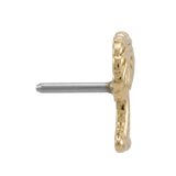 Palm Tree - 14K Gold Threadless/Threaded End - piercing - zone.com