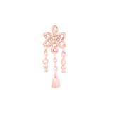 Pan Chang – Eternal Knot – 14K Gold Threadless End - piercing - zone.com