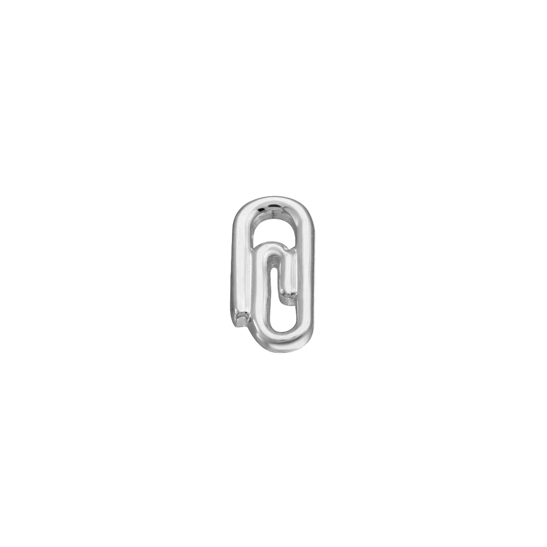 PaperClip – 14K Gold Threadless End - piercing - zone.com