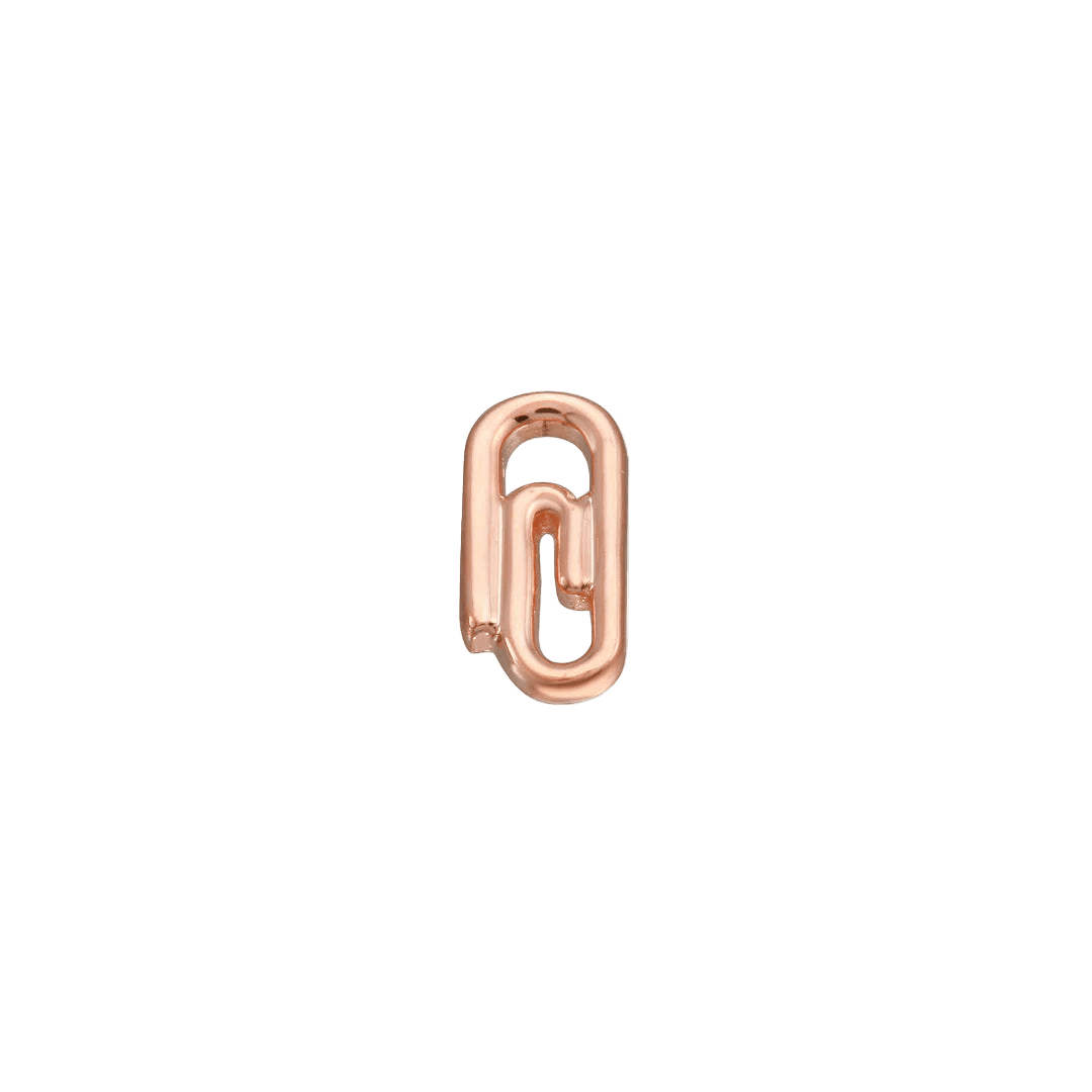 PaperClip – 14K Gold Threadless End - piercing - zone.com