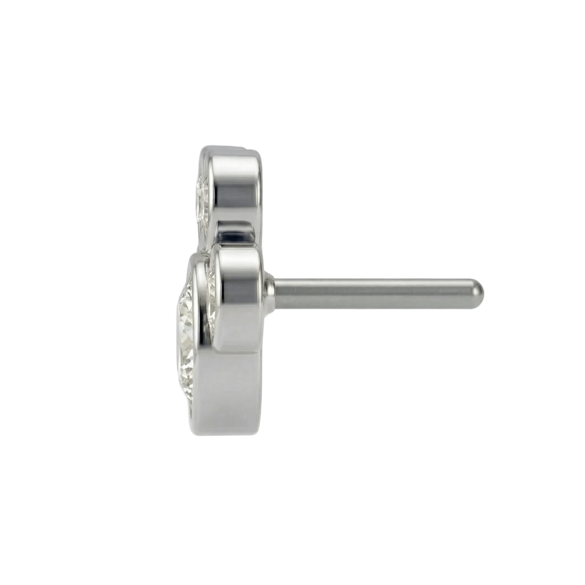 Paw – 14K Gold Threadless/Threaded End - piercing - zone.com
