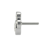 Paw – 14K Gold Threadless/Threaded End - piercing - zone.com