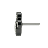 Paw – 14K Gold Threadless/Threaded End - piercing - zone.com