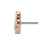 Paw – 14K Gold Threadless/Threaded End - piercing - zone.com