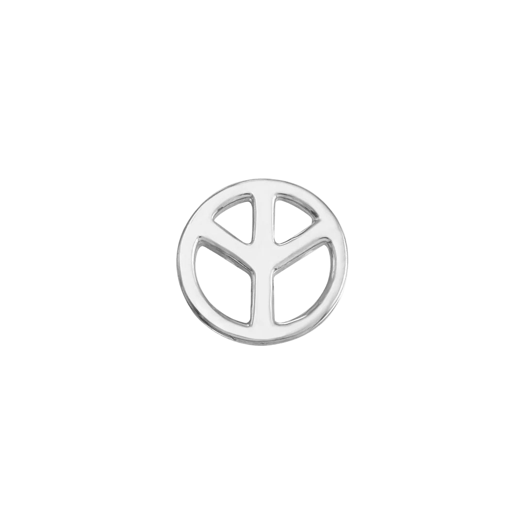 Peace – 14K Gold Threadless End - piercing - zone.com
