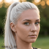 Peace – 14K Gold Threadless End - piercing - zone.com