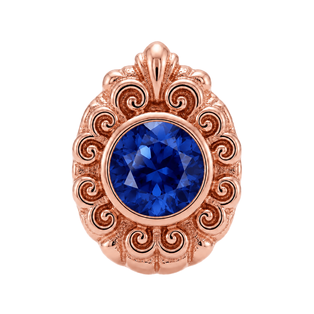 Pear Elegance - 14K Gold Threadless/Threaded - piercing-zone.com