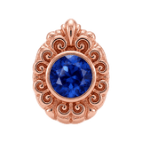 Pear Elegance - 14K Gold Threadless/Threaded - piercing-zone.com
