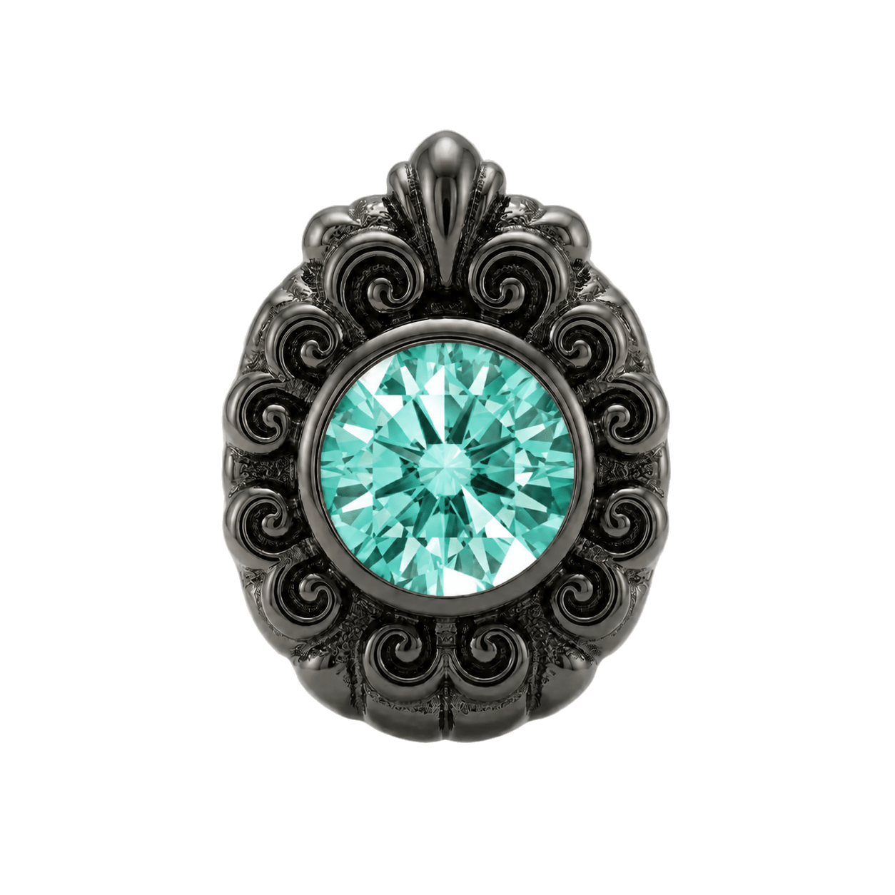 Pear Elegance - 14K Gold Threadless/Threaded - piercing-zone.com