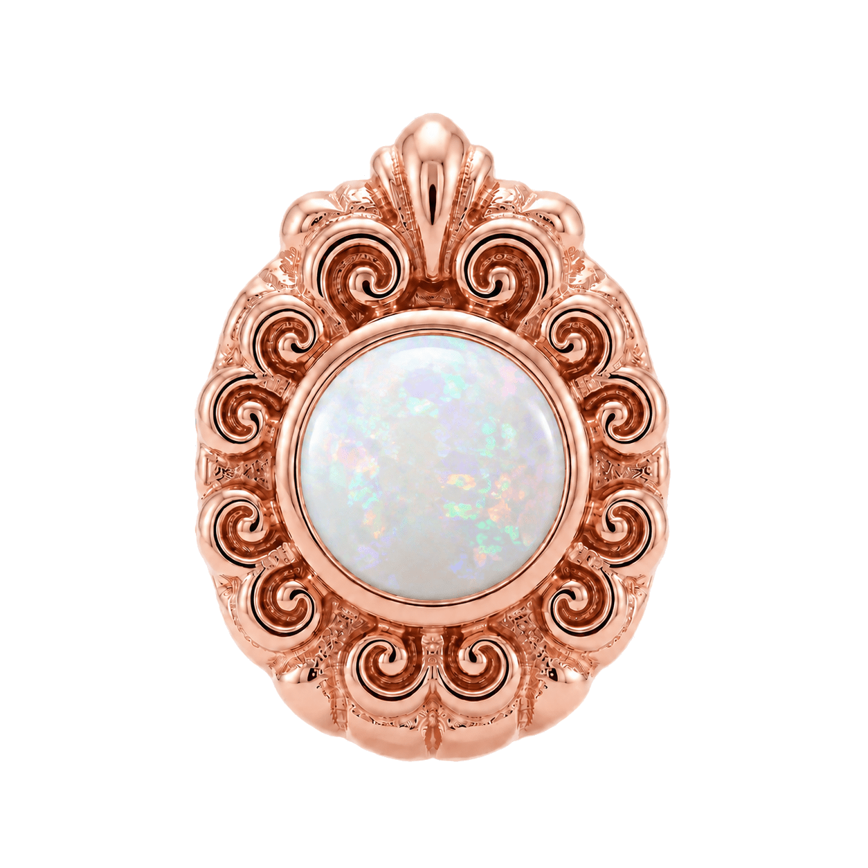 Pear Elegance - 14K Gold Threadless/Threaded - piercing-zone.com