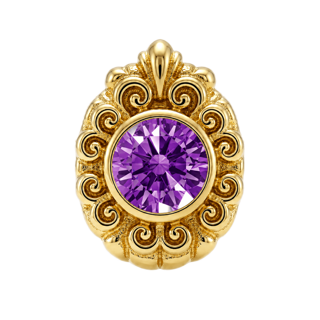 Pear Elegance - 14K Gold Threadless/Threaded - piercing-zone.com