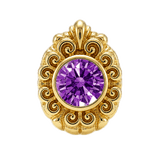 Pear Elegance - 14K Gold Threadless/Threaded - piercing-zone.com
