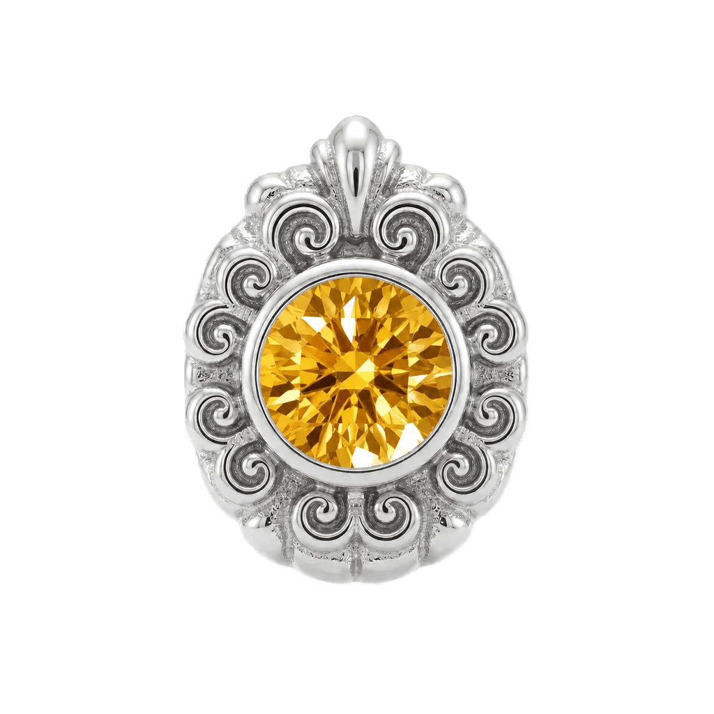 Pear Elegance - 14K Gold Threadless/Threaded - piercing-zone.com