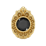 Pear Elegance - 14K Gold Threadless/Threaded - piercing-zone.com