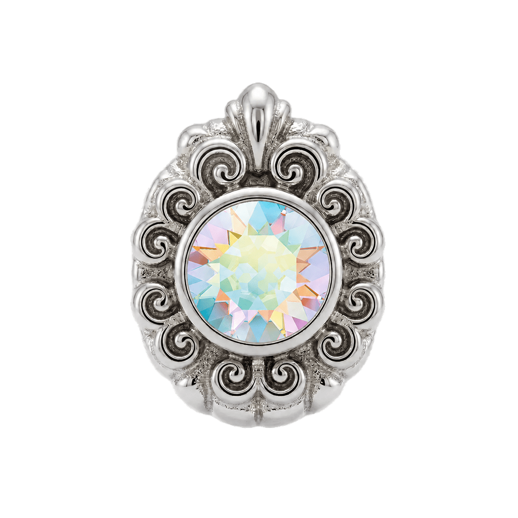 Pear Elegance - 14K Gold Threadless/Threaded - piercing-zone.com