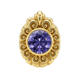 Pear Elegance - 14K Gold Threadless/Threaded - piercing-zone.com