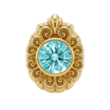 Pear Elegance - 14K Gold Threadless/Threaded - piercing-zone.com