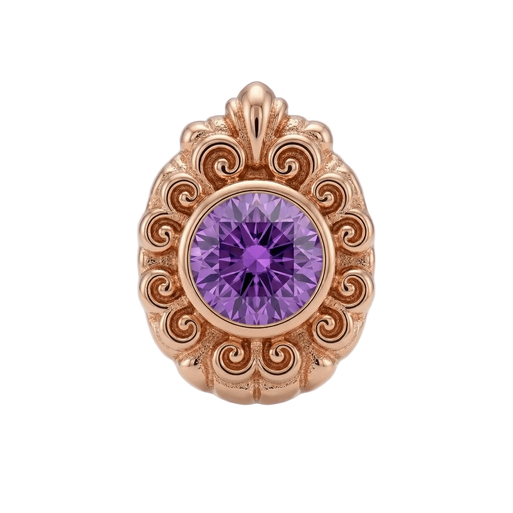 Pear Elegance - 14K Gold Threadless/Threaded - piercing - zone.com
