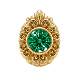 Pear Elegance - 14K Gold Threadless/Threaded - piercing-zone.com