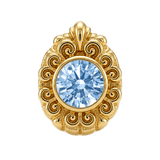 Pear Elegance - 14K Gold Threadless/Threaded - piercing-zone.com