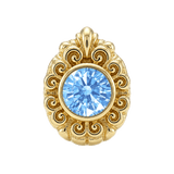 Pear Elegance - 14K Gold Threadless/Threaded - piercing-zone.com