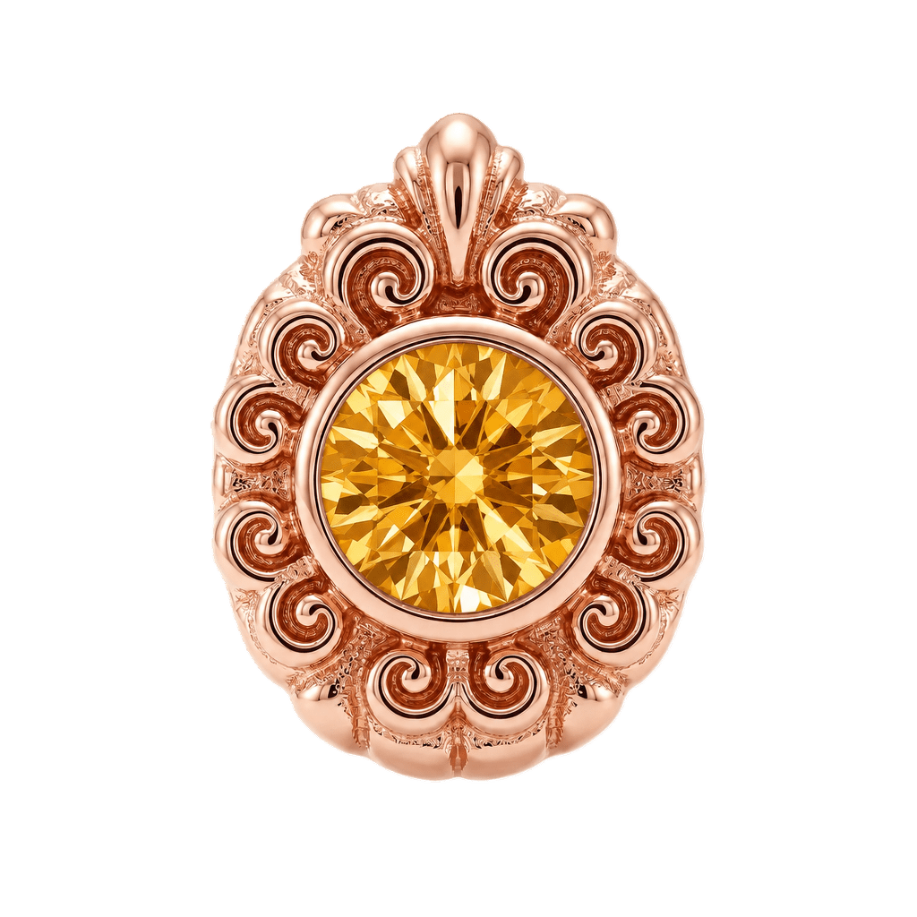 Pear Elegance - 14K Gold Threadless/Threaded - piercing-zone.com