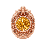 Pear Elegance - 14K Gold Threadless/Threaded - piercing-zone.com